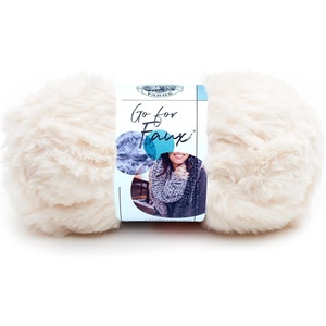 Lion Brand Yarn, Bulky Go for Faux Bulky Yarn for Knitting & Crocheting, Baked Alaska, 3 Pack(Baked Alaska)