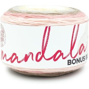Lion Brand Yarn, Colorful Mandala Bonus Bundle Yarn for Knitting, Crocheting, and Crafting, Wood Nymph, 1 Cake(Meowth)