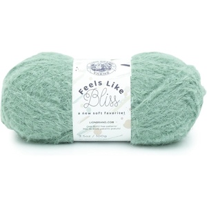 Lion Brand Yarn Feels Like Bliss, Bulky Yarn for Knitting, Sand Dollar, 1 Pack(Sage)