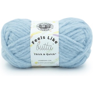 Lion Brand Yarn Feels Like Butta Thick & Quick Yarn, Niagara Mist