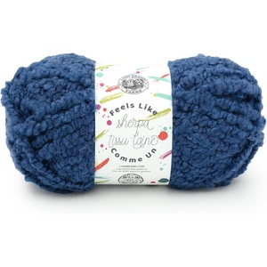 Lion Brand Yarn Feels Like Sherpa, Fleece Yarn for Knitting and Crochet, Evergreen, 1 Pack(Coastal)