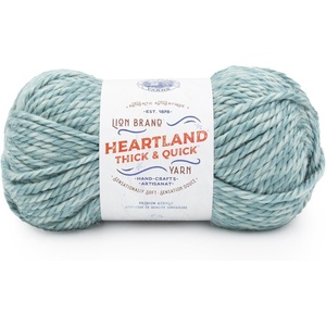 Lion Brand Yarn Heartland Thick & Quick Bulky Heathered Yarn for Knitting and Crochet, Lincoln, 3 Pack(Piedmont)