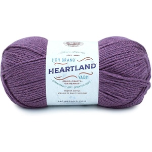 Lion Brand Yarn Heartland Yarn, Worsted-Weight Yarn for Knitting, Crocheting, and Crafting, 1 Pack, Channel Islands(Kobuk Valley)