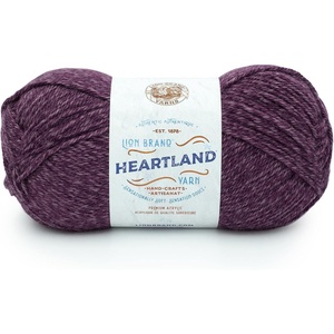 Lion Brand Yarn Heartland Yarn, Worsted-Weight Yarn for Knitting, Crocheting, and Crafting, 1 Pack, Channel Islands(New River Gorge)