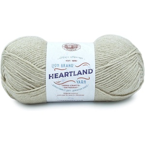 Lion Brand Yarn Heartland Yarn, Worsted-Weight Yarn for Knitting, Crocheting, and Crafting, 1 Pack, North Cascades(Dry Tortugas)