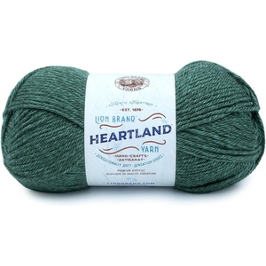 Lion Brand Yarn Heartland Yarn, Worsted-Weight Yarn for Knitting, Crocheting, and Crafting, 1 Pack, North Cascades(Rocky Mountains)