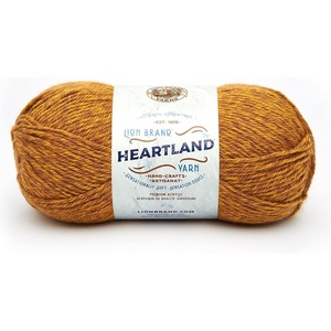Lion Brand Yarn Heartland Yarn, Worsted-Weight Yarn for Knitting, Crocheting, and Crafting, 3 Pack, Indiana Dunes(Bryce Canyon)