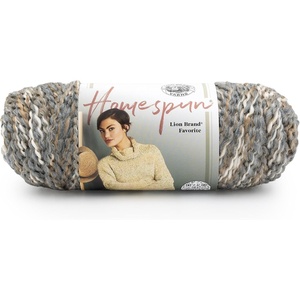 Lion Brand Yarn Homespun Yarn, Soft Bulky Yarn for Knitting, Crocheting, and Crafting, 1 pack, Wildfire(Shaker)