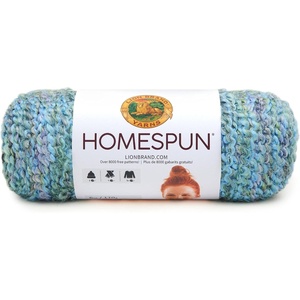 Lion Brand Yarn Homespun Yarn, Soft Bulky Yarn for Knitting, Crocheting, and Crafting, 1 pack, Wildfire(Windsor)
