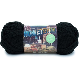 Lion Brand Yarn Hometown Bonus Bundle Yarn, Salem Creek, 1 Pack(Oakland Black)