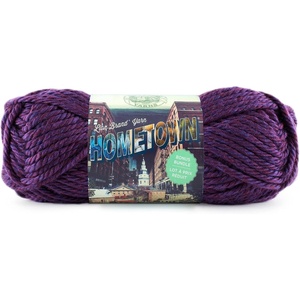 Lion Brand Yarn Hometown Bonus Bundle Yarn, Salem Creek, 1 Pack(Portland Wine)