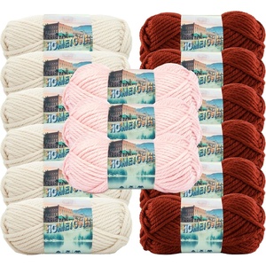 Lion Brand Yarn, Hometown Super Bulky Yarn, 50 Shades Pack, 12 Skeins(Valentine)