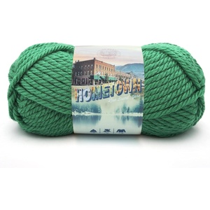 Lion Brand Yarn Hometown Yarn, Super-Bulky Yarn for Knitting, Crocheting, and Crafting, 1 Pack, Cambridge Tweed | Super Bulky Acrylic Fiber for Warm Crochet Blankets, Knit Winter Hats, Chunky Cardigans, Soft Scarves, Weaving(Green Bay)