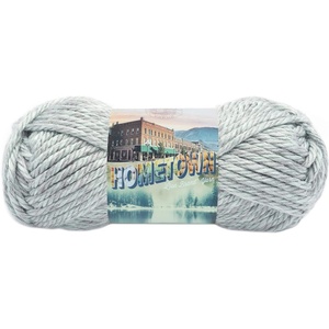 Lion Brand Yarn Hometown Yarn, Super-Bulky Yarn for Knitting, Crocheting, and Crafting, 1 Pack, Cambridge Tweed | Super Bulky Acrylic Fiber for Warm Crochet Blankets, Knit Winter Hats, Chunky Cardigans, Soft Scarves, Weaving(Fayetteville Frost)