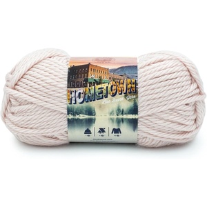 Lion Brand Yarn Hometown Yarn, Super-Bulky Yarn for Knitting, Crocheting, and Crafting, 1 Pack, Reseda Dojo | Super Bulky Acrylic Fiber for Warm Crochet Blankets, Knit Winter Hats, Chunky Cardigans, Soft Scarves, Weaving(Dillon Quartz)