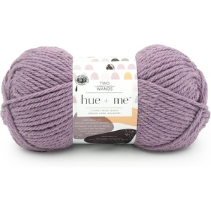 Lion Brand Yarn, Hue + Me Chunky Yarn for Crocheting, Knitting, and Crafts, Crush, 3 Pack(Hyacinth)