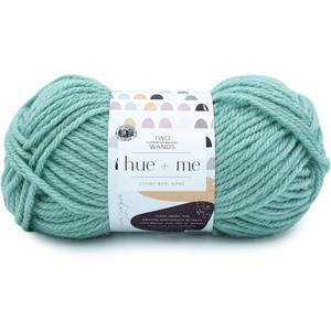 Lion Brand Yarn, Hue + Me Chunky Yarn for Crocheting, Knitting, and Crafts, Crush, 3 Pack(Sea Glass)