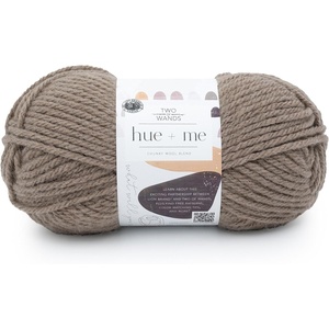 Lion Brand Yarn, Hue + Me Chunky Yarn for Crocheting, Knitting, and Crafts, Crush, 3 Pack(Warm Stone)