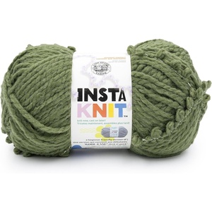 Lion Brand Yarn InstaKnit Beginner Yarn for Knitting, Singing Like A Canary, 1 Pack(Evergreen With Envy)