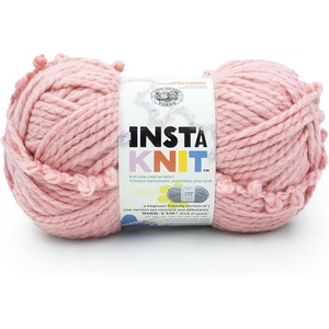 Lion Brand Yarn InstaKnit Beginner Yarn for Knitting, Singing Like A Canary, 1 Pack(Making Me Blush)