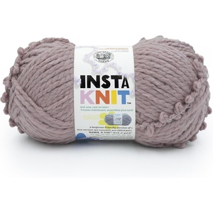 Lion Brand Yarn InstaKnit Beginner Yarn for Knitting, Singing Like A Canary, 1 Pack(Milk With Tea)