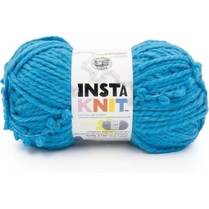 Lion Brand Yarn InstaKnit Beginner Yarn for Knitting, Singing Like A Canary, 1 Pack(Never Blue Over You)