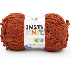 Lion Brand Yarn InstaKnit Beginner Yarn for Knitting, Singing Like A Canary, 1 Pack(Spice Spice Baby)