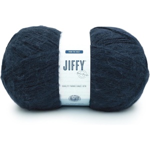Lion Brand Yarn Jiffy Bonus Bundle, Acrylic Yarn for Crochet, Plum, 1 Pack(Deep Indigo)