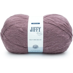 Lion Brand Yarn Jiffy Bonus Bundle, Acrylic Yarn for Crochet, Plum, 1 Pack(Plum)