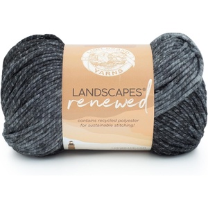 Lion Brand Yarn Landscapes Renewed, Recycled Multicolor Yarn for Knitting, Dreamcatcher, 3 Pack(Marble)