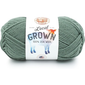 Lion Brand Yarn Local Grown, Wool Yarn for Knitting, Crochet, Quail, 1 Pack(Sagebrush)
