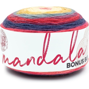 Lion Brand Yarn Mandala Bonus Bundle Yarn, Yarn for Knitting, Crocheting, and Crafting, 1 Cake, Centaur(Satyrs)