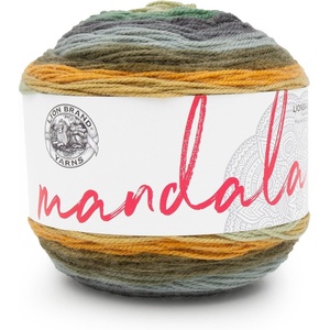 Lion Brand Yarn, Mandala DK Lightweight Yarn for Knitting, Crochet, and Crafts, Cupid, 3 Pack, Self-Striping Acrylic Fiber for Baby Blankets, Multicolor Shawls and Variegated Cardigans(Werewolf)
