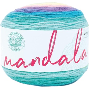 Lion Brand Yarn, Mandala DK Lightweight Yarn for Knitting, Crochet, and Crafts, Cupid, 3 Pack, Self-Striping Acrylic Fiber for Baby Blankets, Multicolor Shawls and Variegated Cardigans(Nifflers)