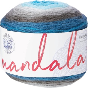 Lion Brand Yarn, Mandala DK Lightweight Yarn for Knitting, Crochet, and Crafts, Cupid, 3 Pack, Self-Striping Acrylic Fiber for Baby Blankets, Multicolor Shawls and Variegated Cardigans(Spirit)