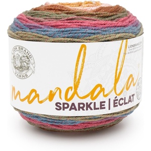 Lion Brand Yarn Mandala Sparkle Yarn, Crux, 1 Skein(Cetus)