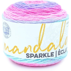 Lion Brand Yarn Mandala Sparkle Yarn, Crux, 1 Skein(Draco)