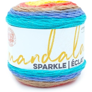 Lion Brand Yarn Mandala Sparkle Yarn, Crux, 1 Skein(Hercules)