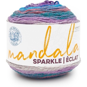 Lion Brand Yarn Mandala Sparkle Yarn, Crux, 1 Skein(Pyxis)
