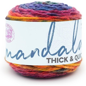 Lion Brand Yarn Mandala Thick & Quick yarn, Stairwell(Turbine)