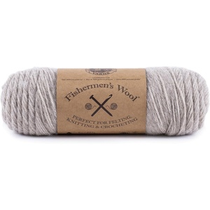 Lion Brand Yarn Medium-Weight Fishermen’s Wool Yarn for Knitting, Crocheting, and Crafts, Oatmeal, 3 Pack(Oatmeal)