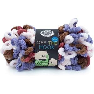 Lion Brand Yarn Off The Hook Yarn for Knitting and Crocheting, Free Fall, 1 Pack(Layer Cake)