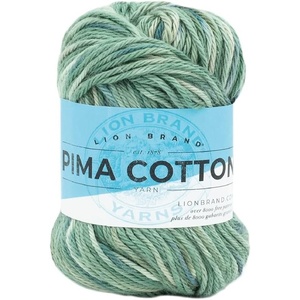 Lion Brand Yarn Pima Cotton Yarn, Patagonia, 1 Skein(Patagonia)