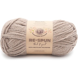Lion Brand Yarn, Re-Spun Thick & Quick Super Bulky Yarn for Knitting, Crochet, and Crafts, Wisteria, 1 Pack, Soft Fiber for Chunky Blankets, Bulky Throws, and Cozy Sweaters(Hazelwood)