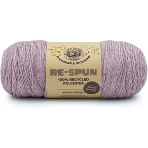 Lion Brand Yarn, Recycled Polyester Re-Spun Bonus Bundle Yarn for Crocheting and Knitting, Pheasant, 1 Pack(Blush)