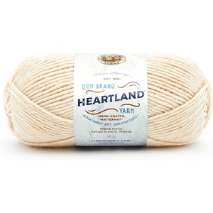 Lion Brand Yarn, Worsted-Weight Heartland Yarn for Knitting, Crocheting, and Crafting, Virgin Islands, 1 Pack(Acadia)