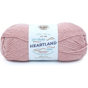 Lion Brand Yarn, Worsted-Weight Heartland Yarn for Knitting, Crocheting, and Crafting, Virgin Islands, 1 Pack(Capitol Reef)