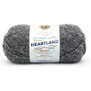 Lion Brand Yarn, Worsted-Weight Heartland Yarn for Knitting, Crocheting, and Crafting, Virgin Islands, 1 Pack(Great Smoky Mountains)