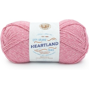 Lion Brand Yarn, Worsted-Weight Heartland Yarn for Knitting, Crocheting, and Crafting, Virgin Islands, 1 Pack(Lassen Volcanic)