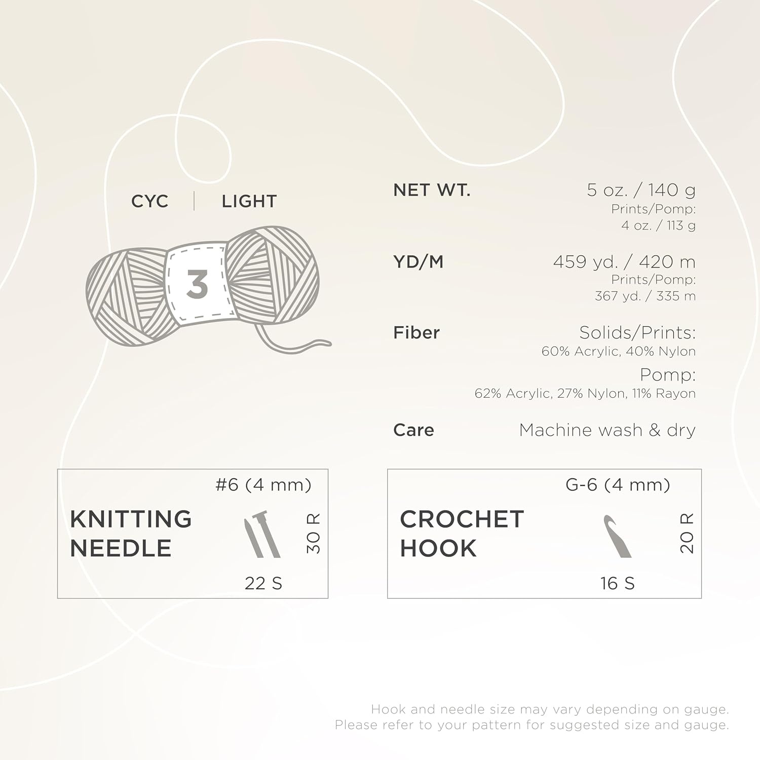 image:image1 Skein Lion Brand Yarn Babysoft Baby Yarn Yarn Sweet PeaParfait Print